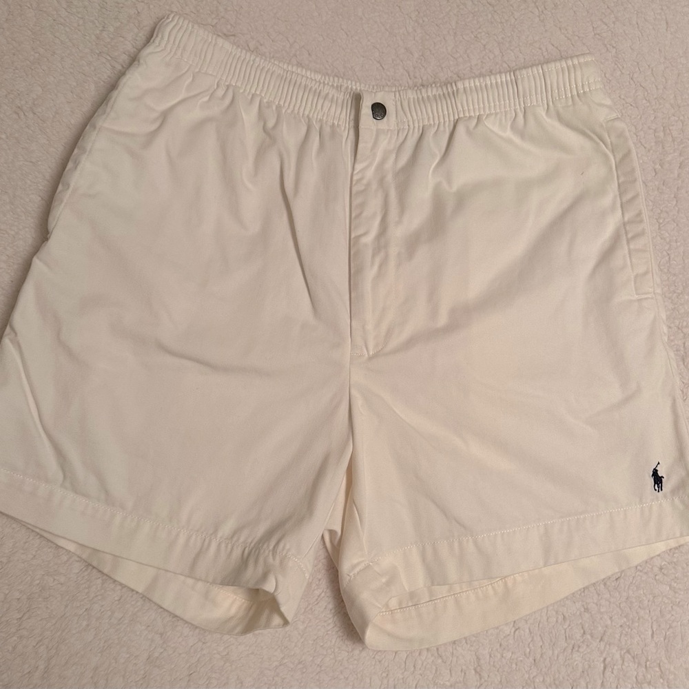Vintage 80s Polo Ralph Lauren Classic Flat Front Chino Shorts Adult Size Small